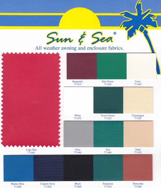 Sun & Spa All wweather awning and enclosure fabrics